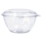 Dart Tamper-Resistant, Tamper-Evident Bowls with Dome Lid, 32 oz, 7" Diameter x 3.4"h, Clear, PK150 CTR32BD - alternate 1